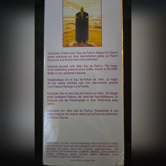 Thierry Mugler Alien Eau de Parfum Refillable Stones FULL SIZE 3floz - Picture 3 of 8